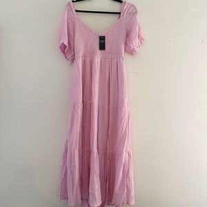 Abercrombie Pink Maxi Dress